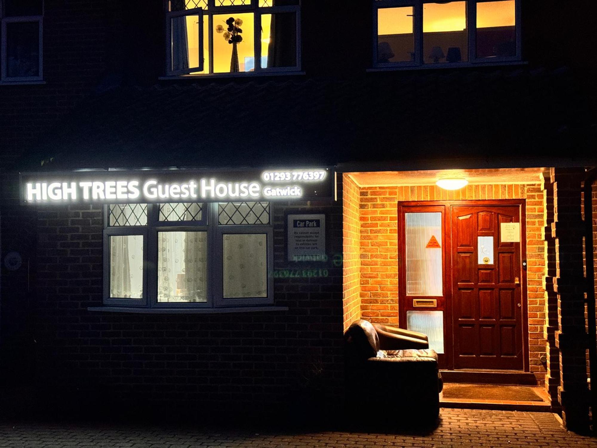 High Trees Guest House Gatwick Horley Zewnętrze zdjęcie